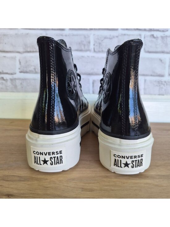 ⭐Converse Lift Double Stack Platform 7 Men\'s Shoes Sneaker Leather Black A12977C main image 8